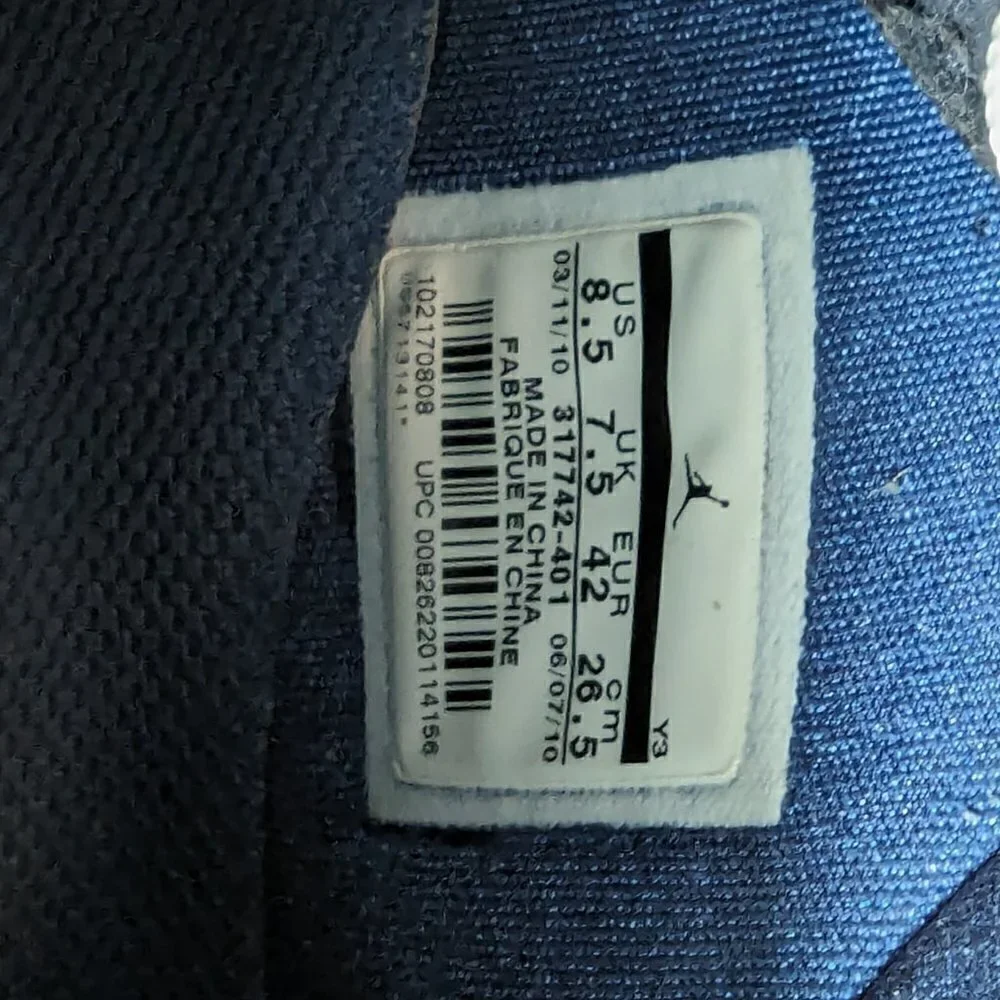 Buy Air Jordan Fusion 1 'Obsidian' - 317742 401 Size 8.5  Blue White